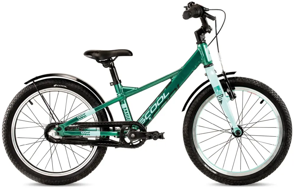 S'cool XXlite EVO 18 3-Gang - 18 Zoll - Y-Form - Dark Green/Mint - Größe 23 CM Super-Preis