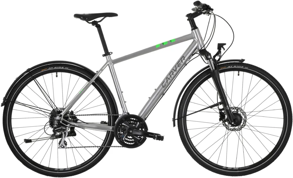 Ausverkauf Carver Cinos Street 110 - 28 Zoll - Diamant - 2026 - midgrey anthracite neongreen - Größe 50 CM