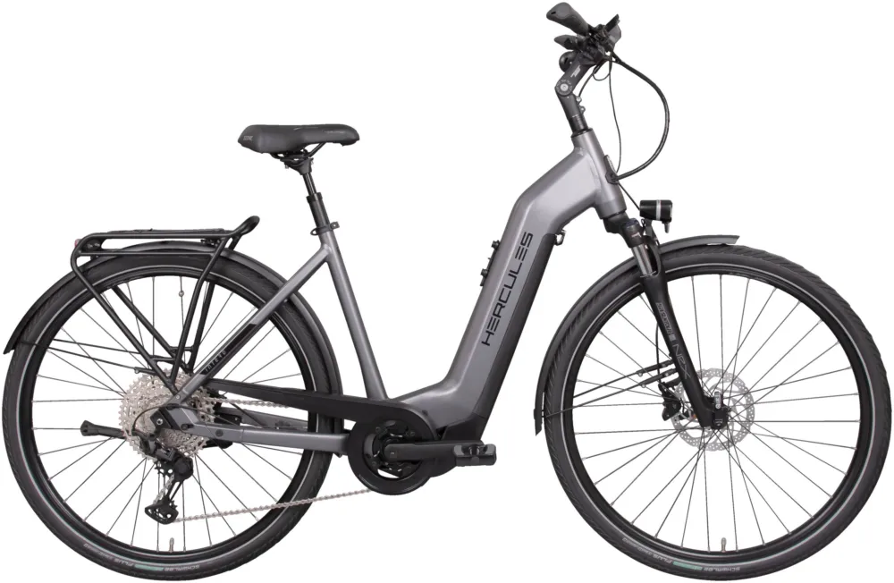Markenprodukt Hercules Intero Pro I-12 - 630 Wh - 28 Zoll - Tiefeinsteiger - anthracite matt - Größe 49 CM