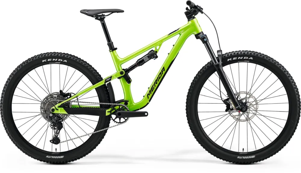 Ausverkauf Merida One-Forty 400 - 29 Zoll - Fully - Metallic Merida Green - Größe M