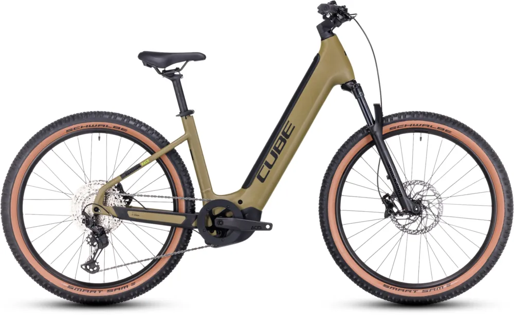 Cube Reaction Hybrid Race 750 - 750 Wh - 27,5 Zoll - Tiefeinsteiger - olive´n´green - Größe 22 ZOLL Finale Aktion