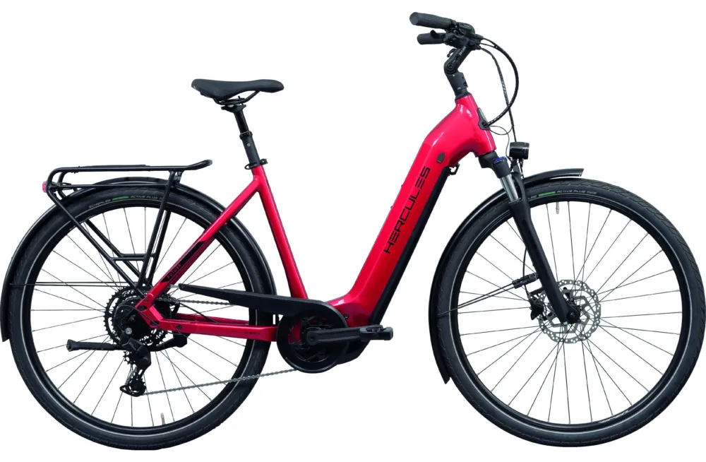 Hercules Futura I-9 - 625 Wh - 28 Zoll - Tiefeinsteiger - 2026 - red metallic-glossy - Größe 57 CM Nur Für Kurze Zeit