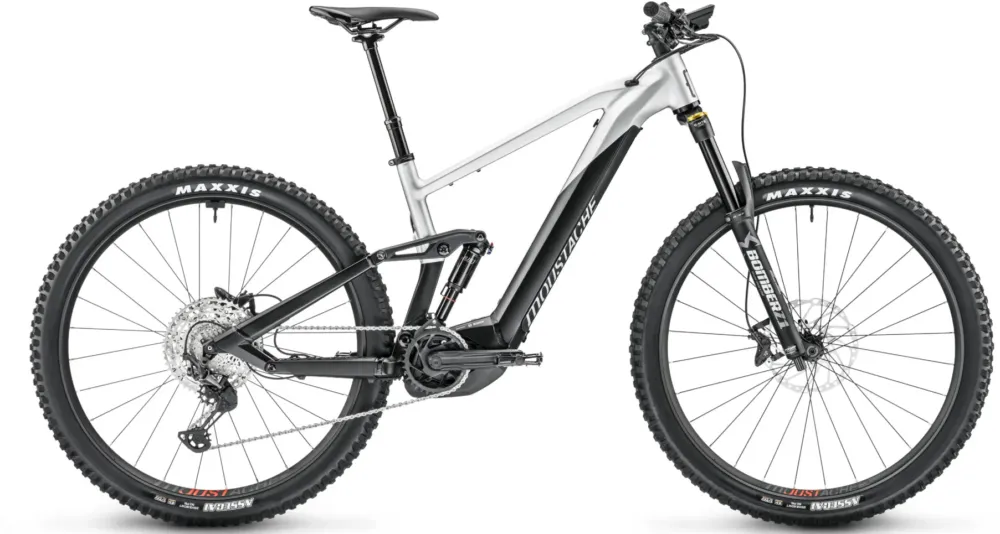 Moustache Trail 5 - 750 Wh - 29 Zoll - Fully - Black Metalic Sliver Mat - Größe M Nur Heute