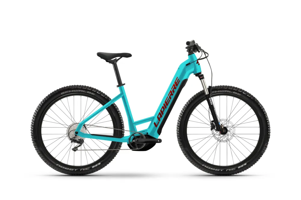 Markenprodukt Lapierre Overvolt HT 7.6 Low - 625 Wh - 28 Zoll - Tiefeinsteiger - hellblau - Größe L