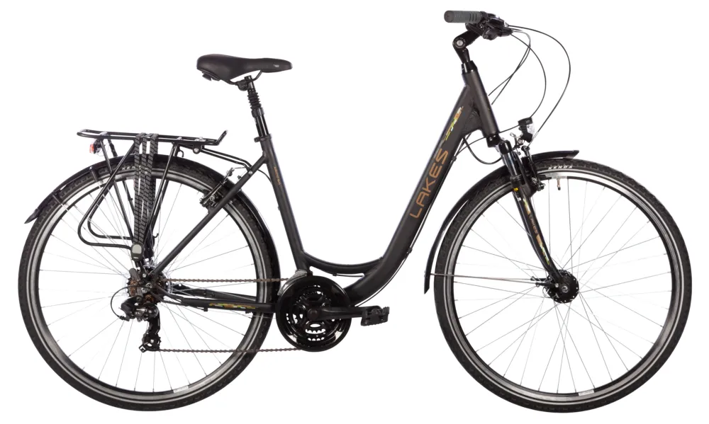 Kracherpreis Lakes Arco 90 - 28 Zoll - Tiefeinsteiger - 2026 - black brownsilver greensilver - Größe 45 CM