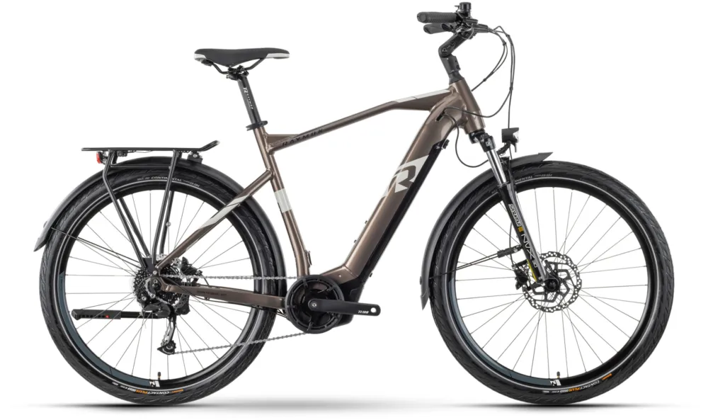 Raymon TourRay E 5.0 - 500 Wh - 27,5 Zoll - Diamant - stone/b. grey/black - Größe 45 CM Must-Have