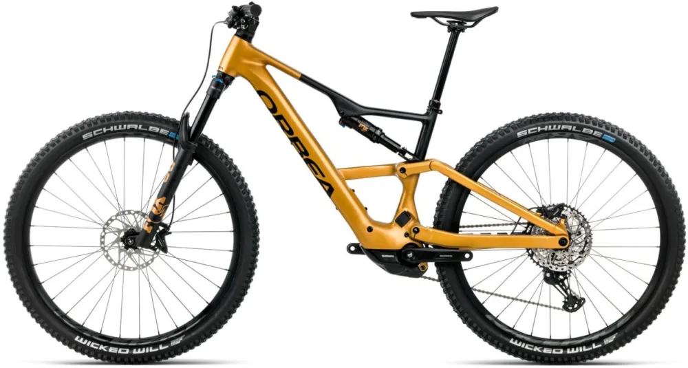Ausverkauf Orbea Rise SL H10 - 630 Wh - 29 Zoll - Fully - Bumblebee Yellow - Black (Matt) - Größe S