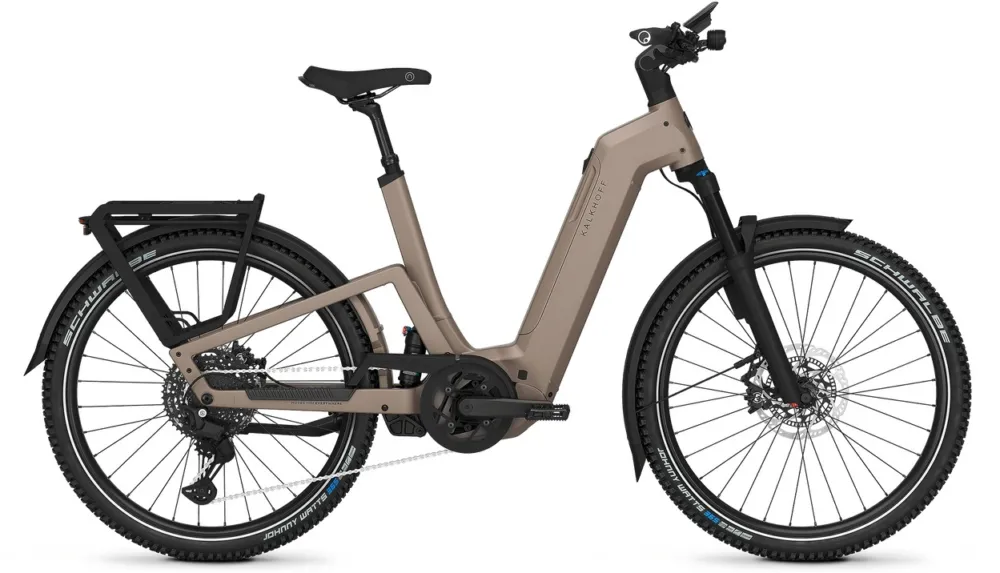Geprüft Kalkhoff Entice 7 Excite + ABS - 800 Wh - 27,5 Zoll - Tiefeinsteiger - 2026 - moonstonegrey matt - Größe S