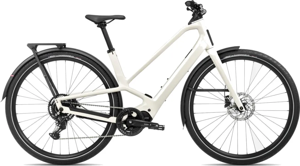 Neue Kollektion Orbea Diem 30 - 540 Wh - 28 Zoll - Trapez - Ivory White (Gloss) - Größe XL
