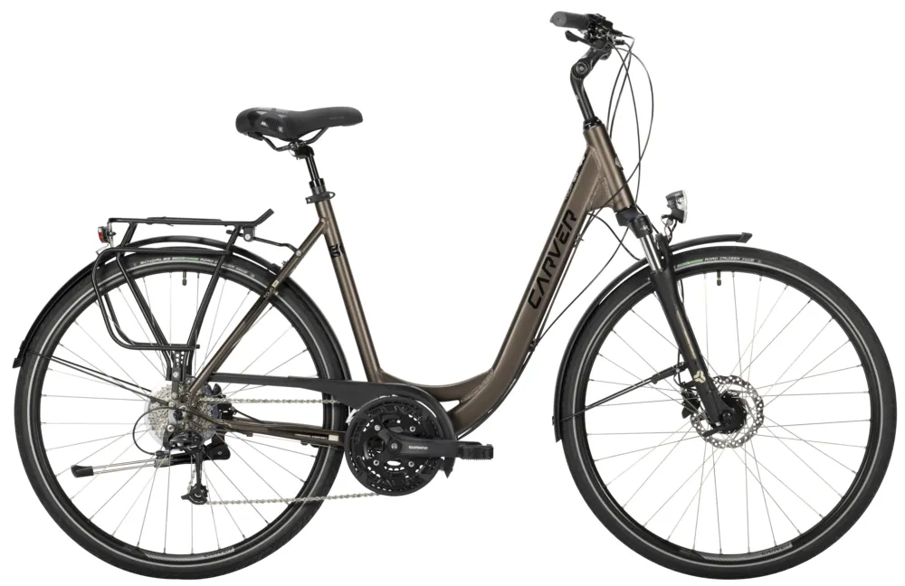 Carver Tour 120 - 28 Zoll - Tiefeinsteiger - brownmetal black champagne - Größe 45 CM Heißes Angebot