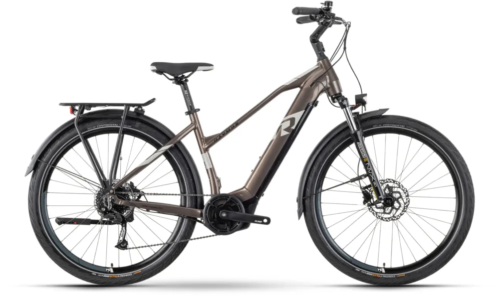 Raymon TourRay E 5.0 - 500 Wh - 27,5 Zoll - Trapez - stone/b. grey/black - Größe 40 CM Preisknaller