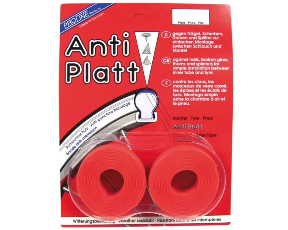 Proline Anti-Platt Einlegeband (Paar) 25/28-622 | rot Super-Preis