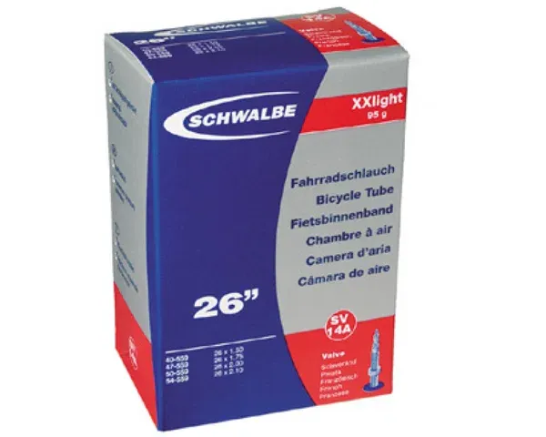 Begrenztes Angebot Schlauch 26 Zoll SV 14 XX light - 26x1.50/2.35 Zoll 47/60-559 - 60 mm Sclaverandventil