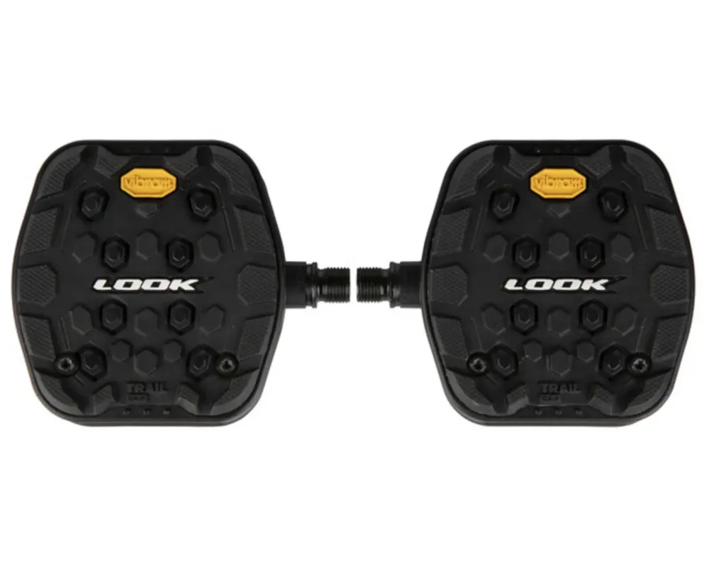 Markenprodukt Look Trail Grip MTB-Plattformpedale | black