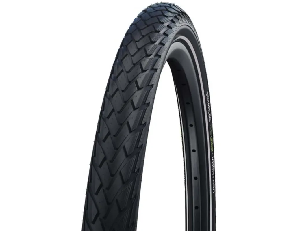 Bestpreis Marathon 28x1.25 Zoll Gravel-Reifen Addix Performance Line GreenGuard HS620 Drahtreifen | schwarz-reflex 32-622