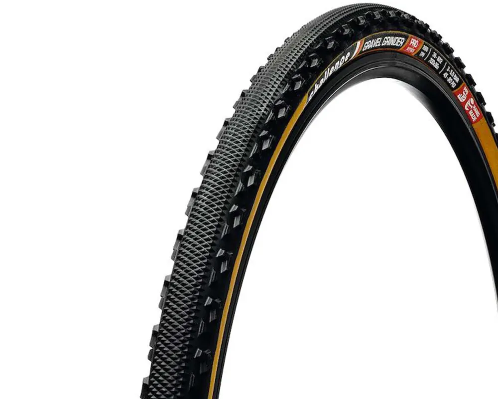Challenge Gravel Grinder Pro Handmade - 28x1.40 Zoll Gravel-Reifen Performance Line faltbar | schwarz-braun 36-622 Expressversand
