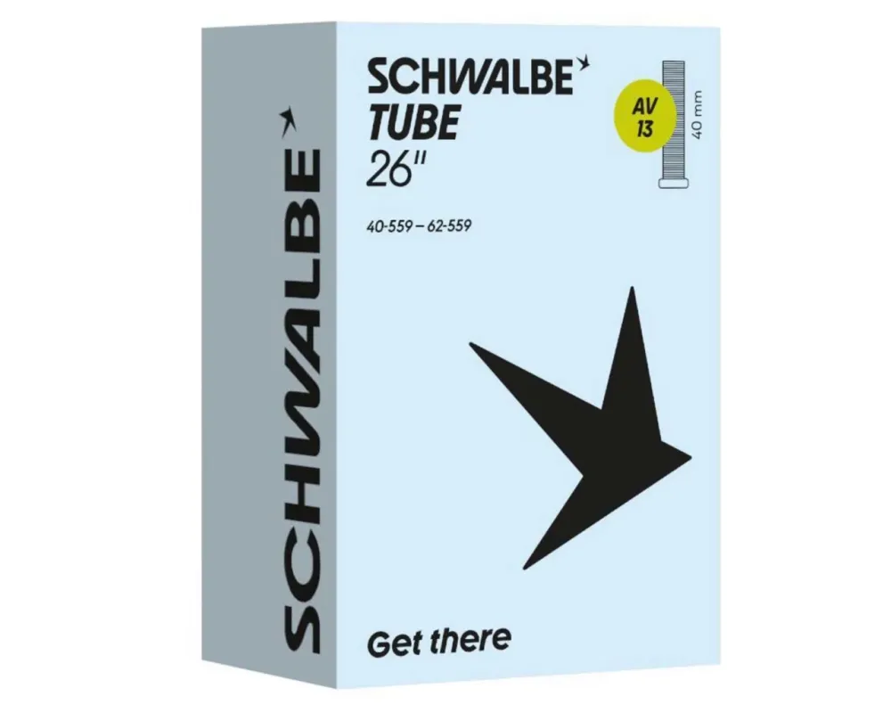 Schlauch 26 Zoll MTB AV13 - 40/62-559 40 mm Ventil Wochenendangebot