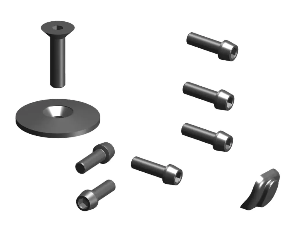 Zertifiziert Hardware Kit für Vorbau OC ST-RP22 | black
