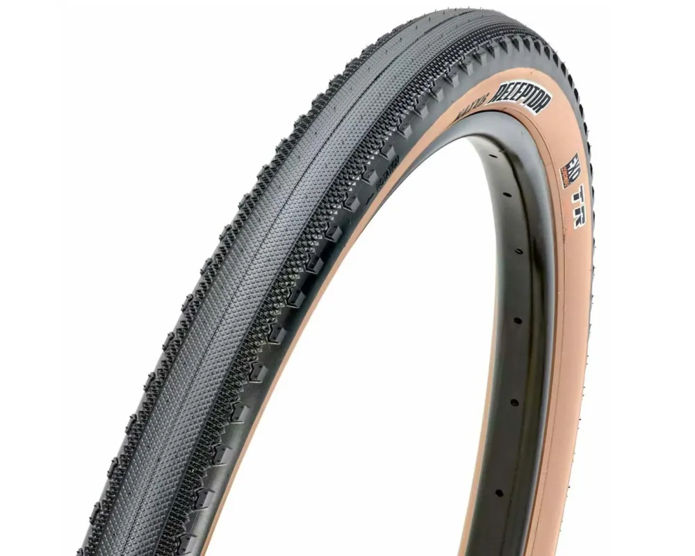 Ausverkauf Receptor Trekking-Reifen 27.5 x 1.75 Zoll Dual EXO TR faltbar | schwarz-tanwall
