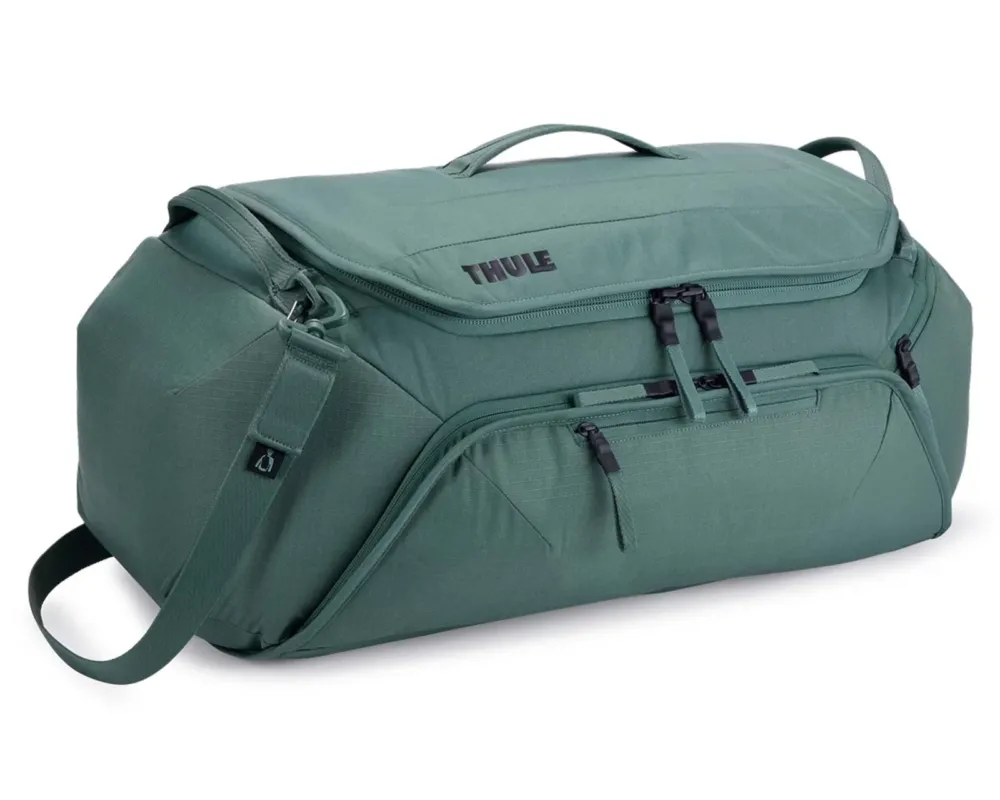 Markenprodukt RoundTrip - 55 Liter MTB Duffel Transporttasche | hazy green