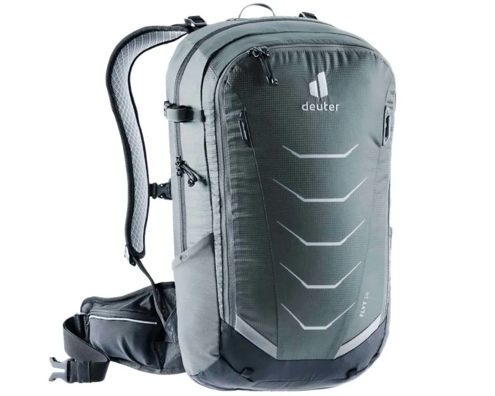 Flyt 14 Liter Fahrrad-Protektorrucksack | graphite-black Highlight