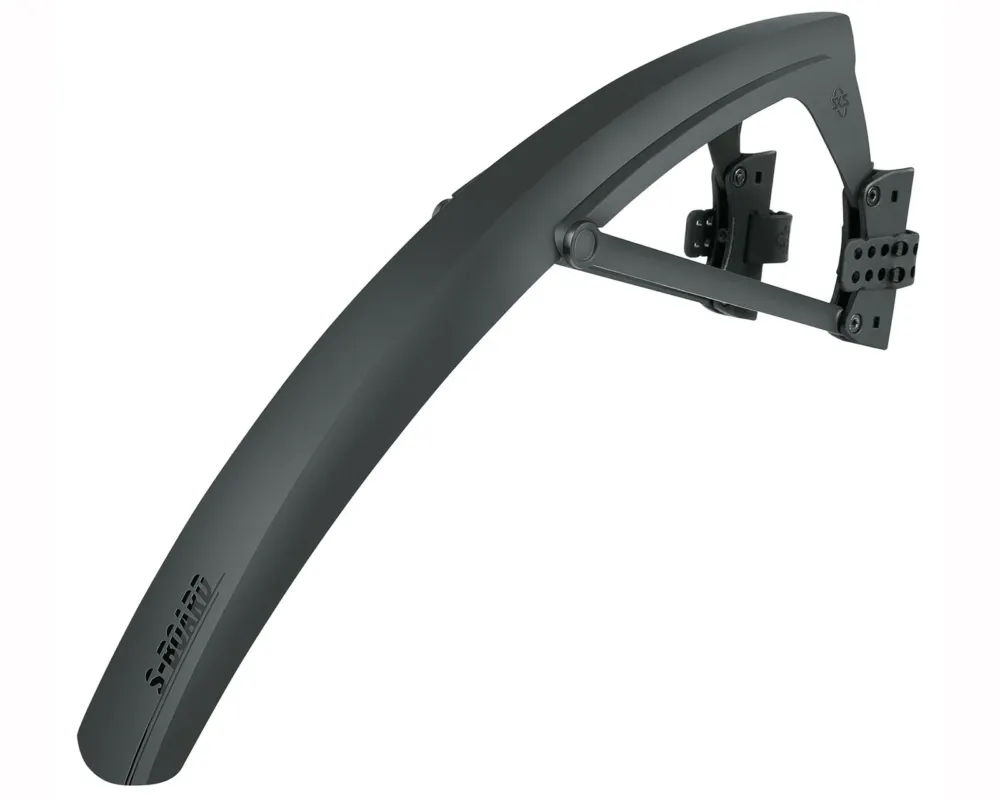 S-Board VR Schutzblech für Rennräder, Cyclocrosser, Hybrid- und Gravelbikes 28 Zoll | schwarz Zertifiziert