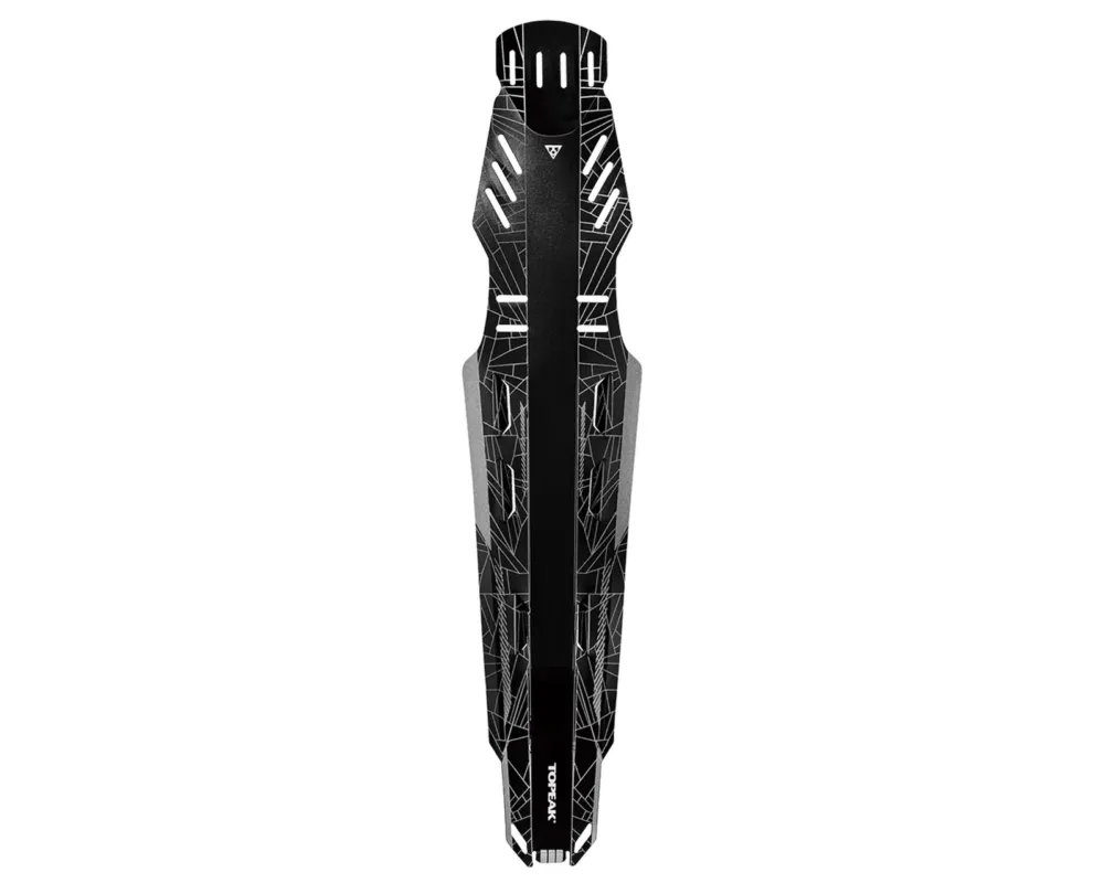 D-Flash ST Faltschutzblech hinten | black reflective Heißes Angebot