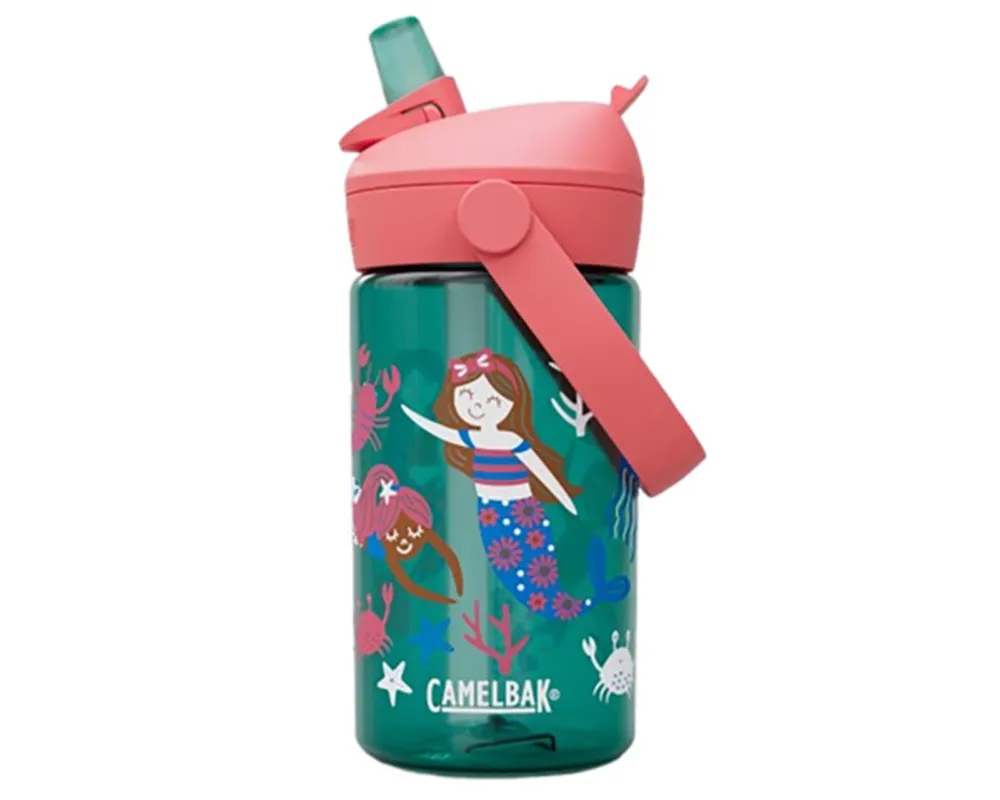 Neue Kollektion Thrive Flip Straw Kids 0.4 Liter Wasserflasche | mermaid friends