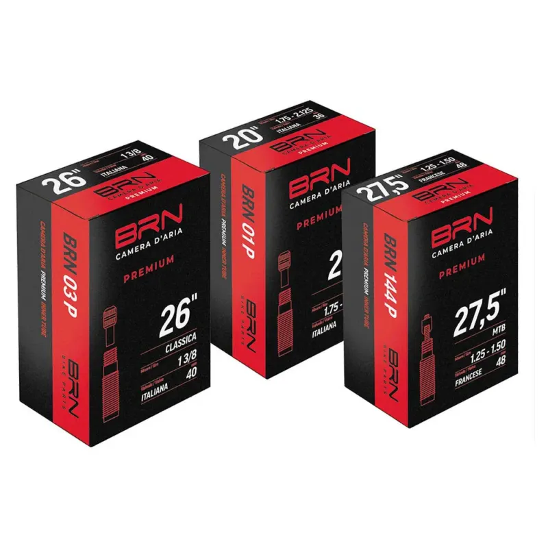Markenprodukt Brn Premium Presta 40 mm Fahrradschlauch - 700