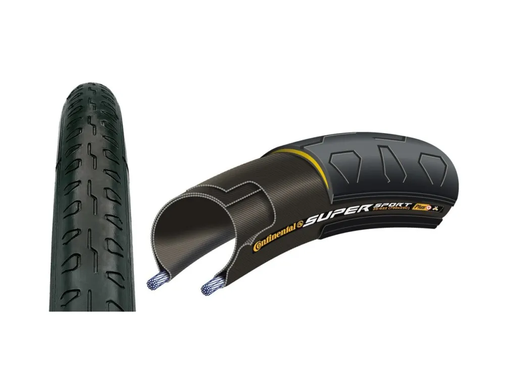 Preisknaller Continental - Reifen Conti Super Sport Plus faltbar 28Zoll 700x23C 23-622 schwarz