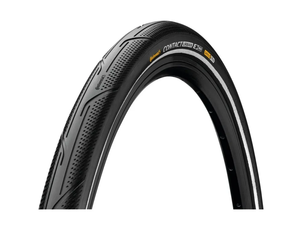 Billig Continental - Reifen Conti Contact Urban SafetyPro 28x1.60Zoll 42-622 schwarz/schwarz Reflex