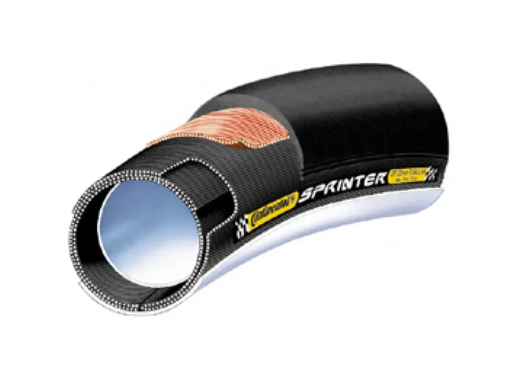 Continental Schlauch Fahrradreifen Sprinter 28 Zoll x25mm schwarz/schwarz Sonderangebot