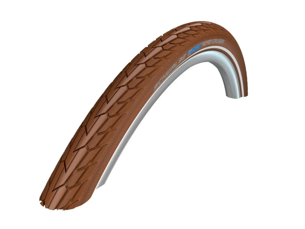 Versand Am Gleichen Tag Schwalbe - Reifen Schwalbe Road Cruiser HS484 Draht 26x1.75Zoll 47-559 braun-TSkin Refl.KG SBC
