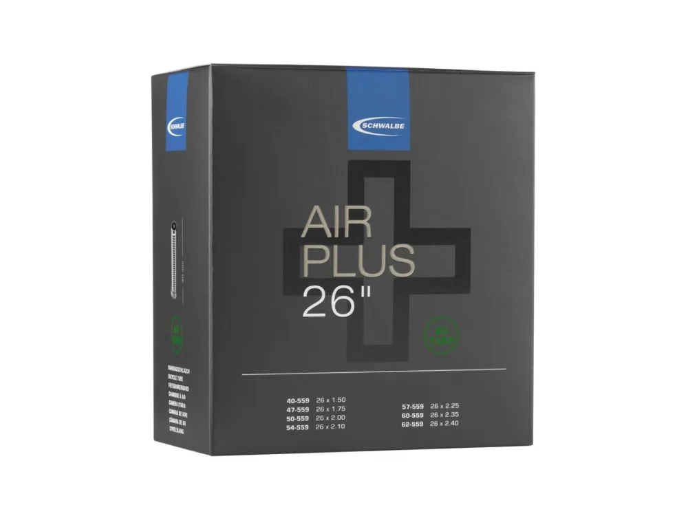 Must-Have Schwalbe - Schlauch Schwalbe AV 13AP Air Plus 26x1.50-2.50Zoll 40/62-559 AV 40mm AGV