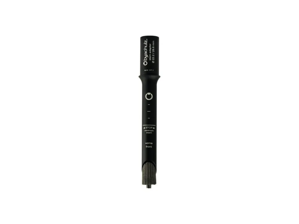 Speedlifter - Vorbauadapter by.schulz A-Head 1 1/8Zoll Gewindegabel 1Zoll, schwarz, Alu Preis Gesenkt