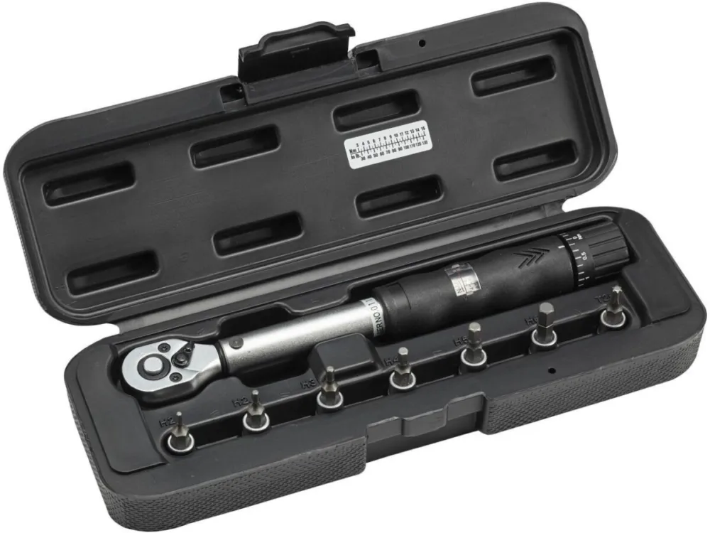 Voxom Drehmomentschlüssel-Set WGr13 2mm, 2,5mm, 3mm, 4mm, 5mm, 6mm, T25 Geprüft
