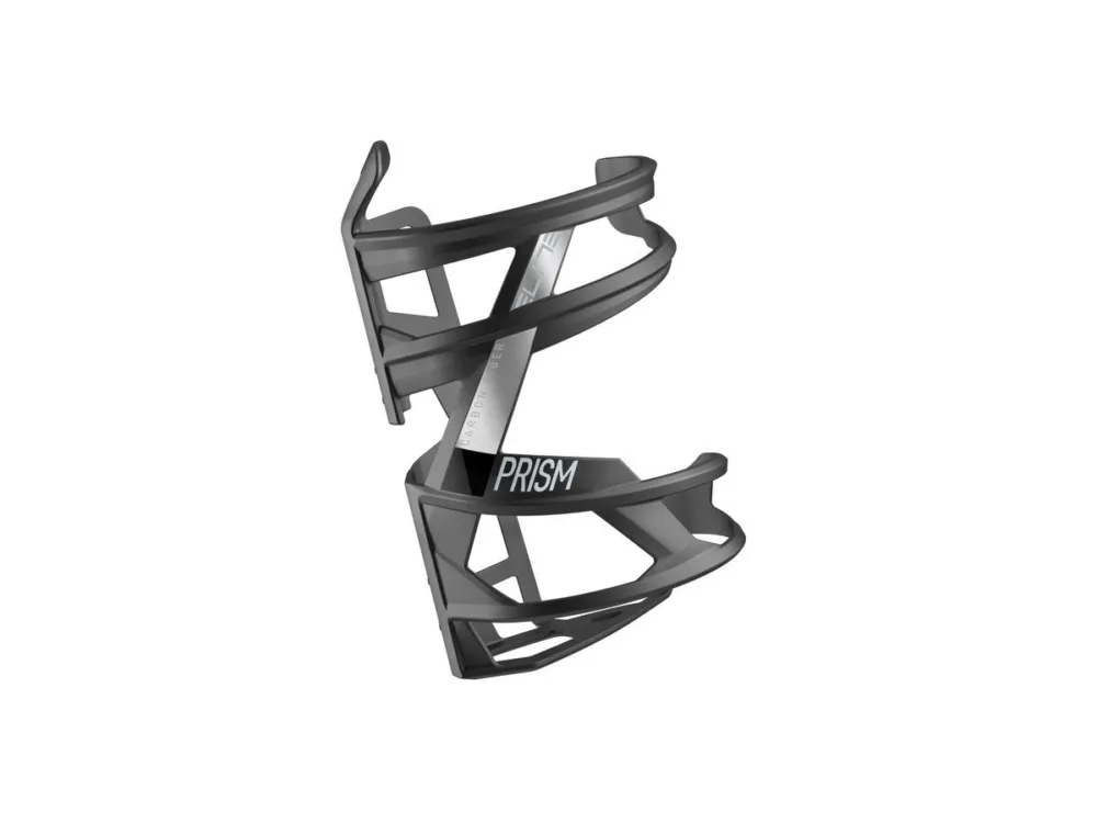 Elite - Trinkflaschenhalter Elite Prism Carbon rechts, Carbon, schwarz matt Preis Gesenkt