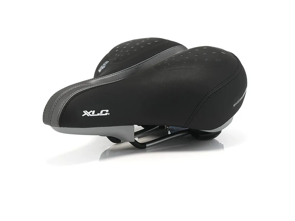 Kostenloser Rückversand XLC City-Sattel Globetrotter SA-G02 schwarz, Herren, 275x213mm, ca. 690g