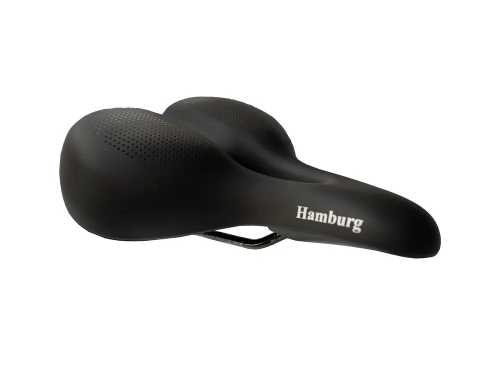 Neu Im Sortiment P&P Bequemsattel - Bequemsattel P&P Hamburg 040 schwarz, Unisex, 268x255mm, ca. 669g
